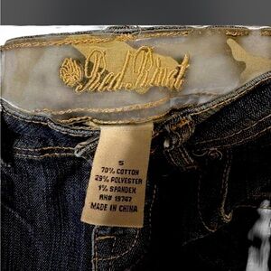 Red Rivet Dark Indigo Straight Leg Jeans